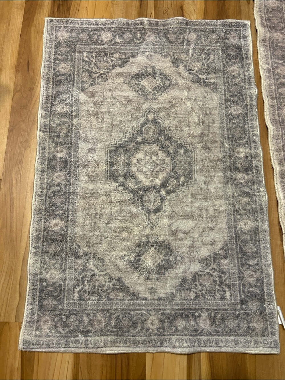 Washable rugs by Lahome. Purchased from Amazon. Great neutral colors!